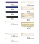 Coloured mouldings
